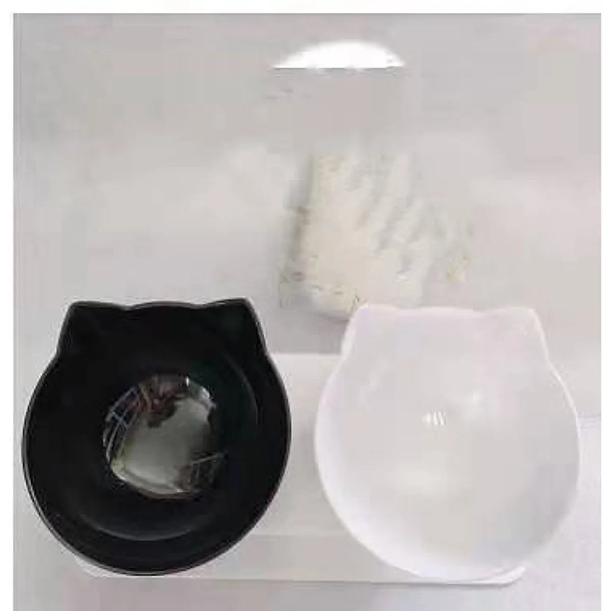 Cat Double Bowl Cat Food Bowl Protects Cervical