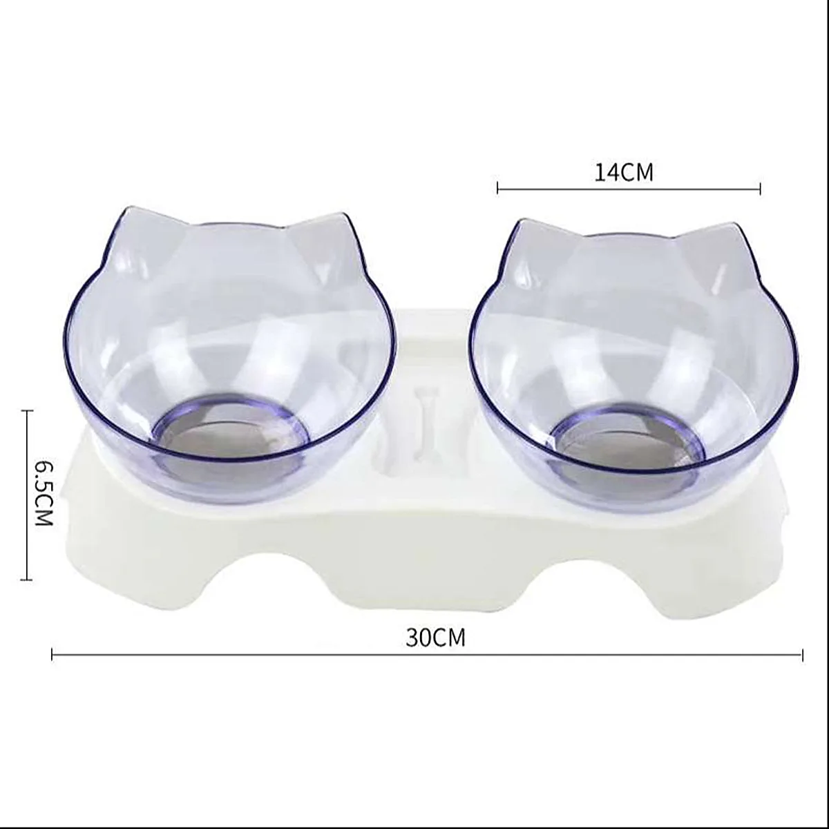 Cat Double Bowl Cat Food Bowl Protects Cervical - Image 4