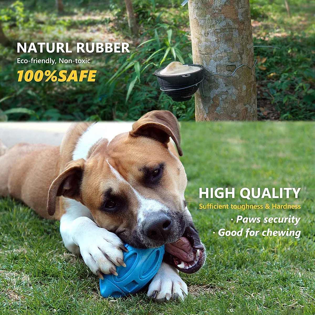 Pet Supplies Dog Toys Rubber Sounding Rugby Wear-Resistant - Image 6
