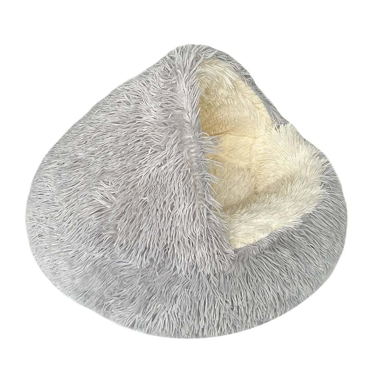 Pet Cat Bed Semi Enclosed Dog House - Image 3