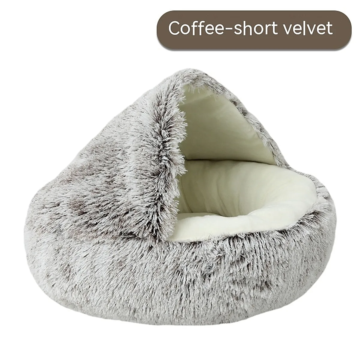 Pet Cat Bed Semi Enclosed Dog House - Image 5