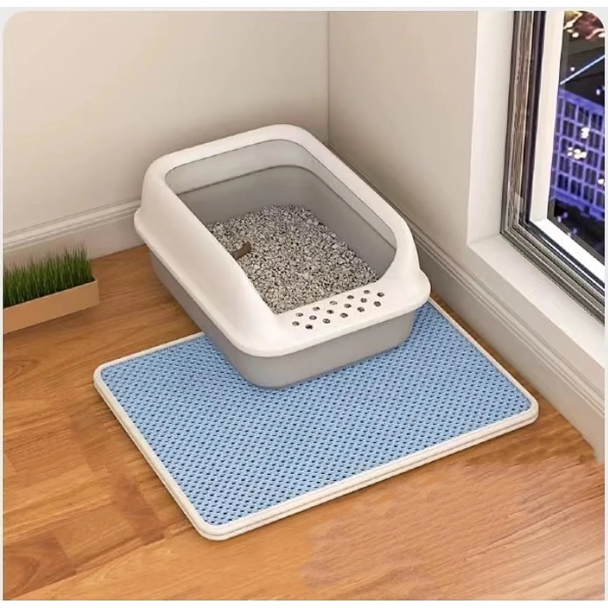 Cat Litter Mat Double Layer Filter Anti-Bring Out - Image 5