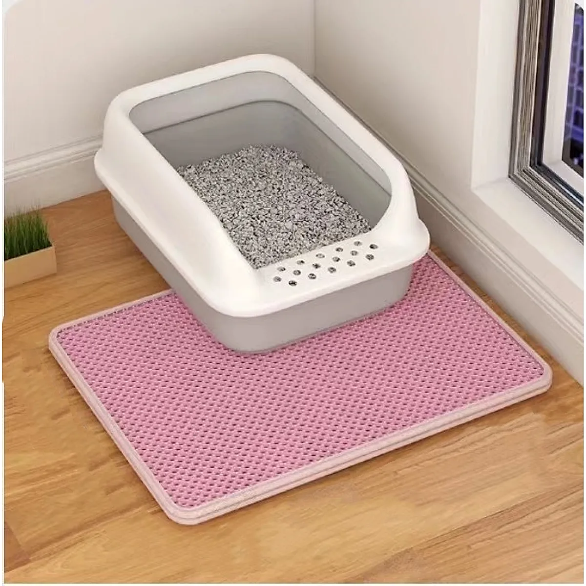 Cat Litter Mat Double Layer Filter Anti-Bring Out - Image 8