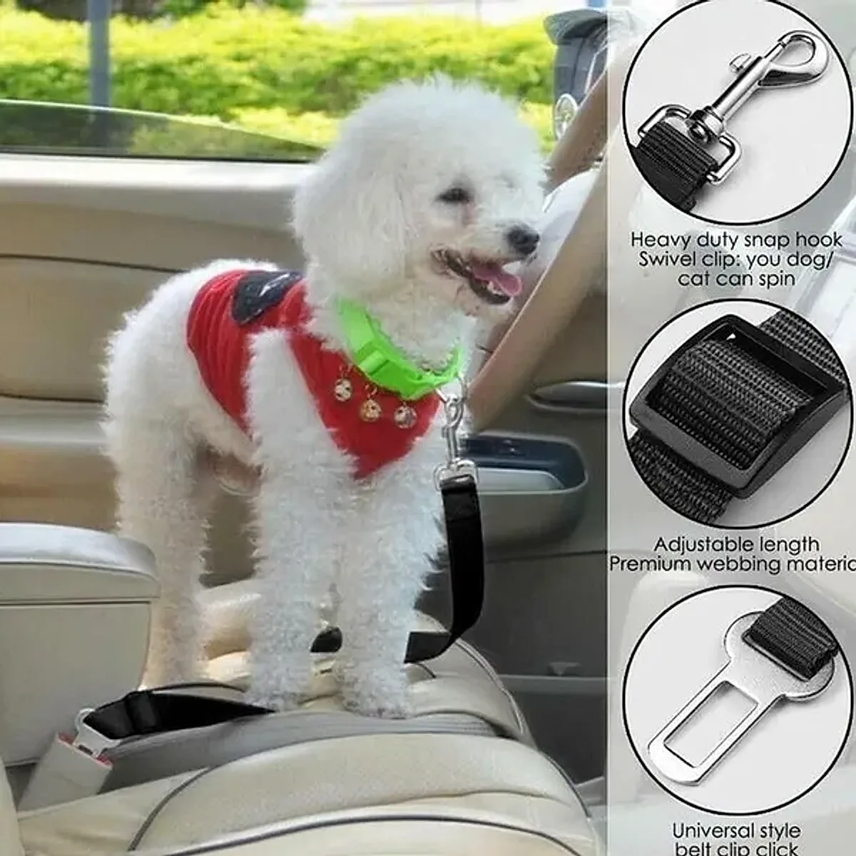 Cat Dog Pet Safety Seatbelt Car Vehicle Seat - Image 6