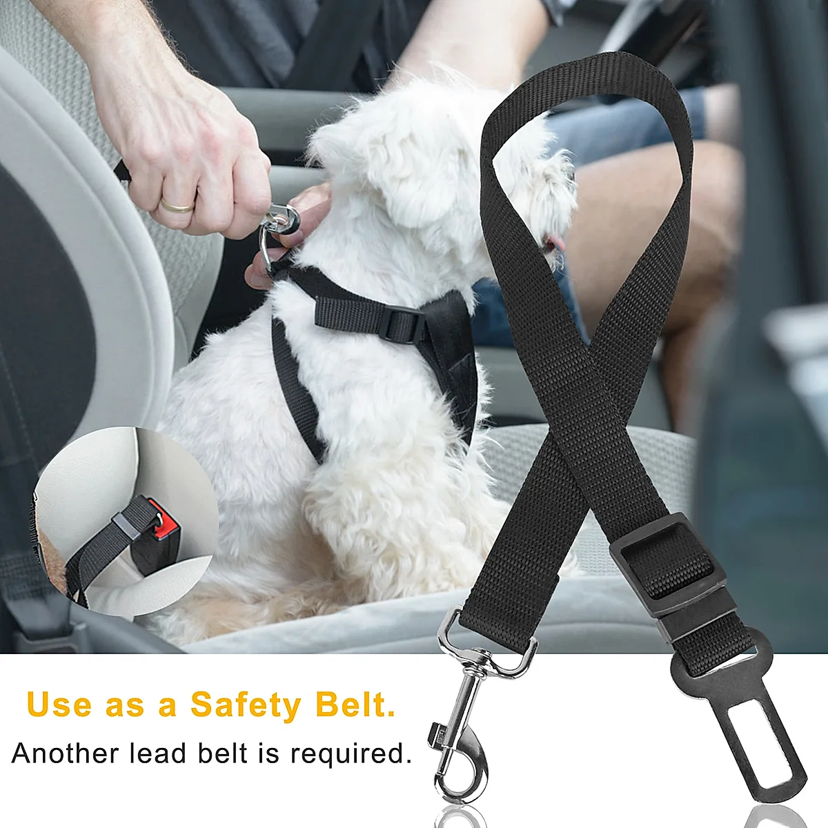 Pet Dog Seat Belt Leash Adjustable Pet Dog - Image 4
