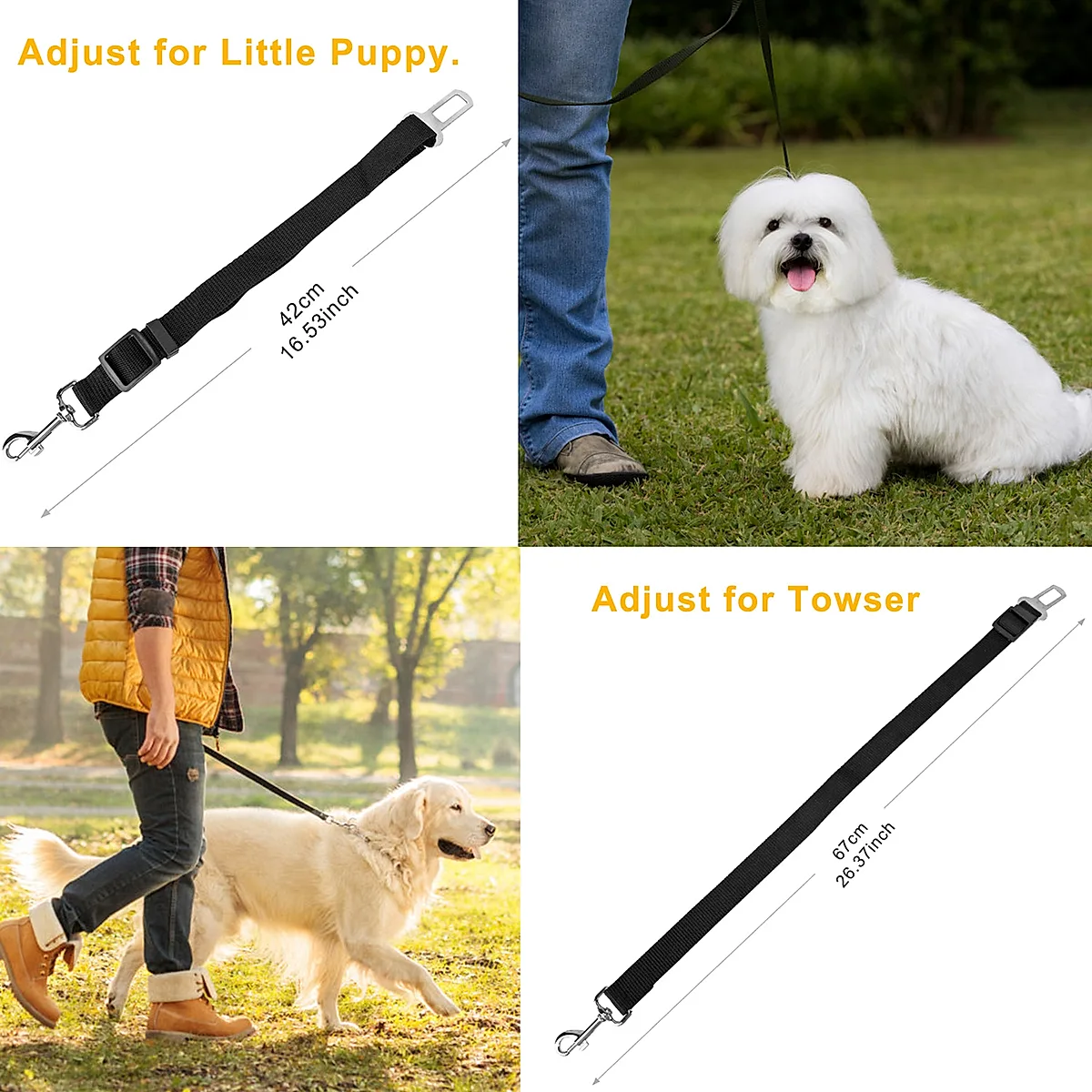Pet Dog Seat Belt Leash Adjustable Pet Dog - Image 8