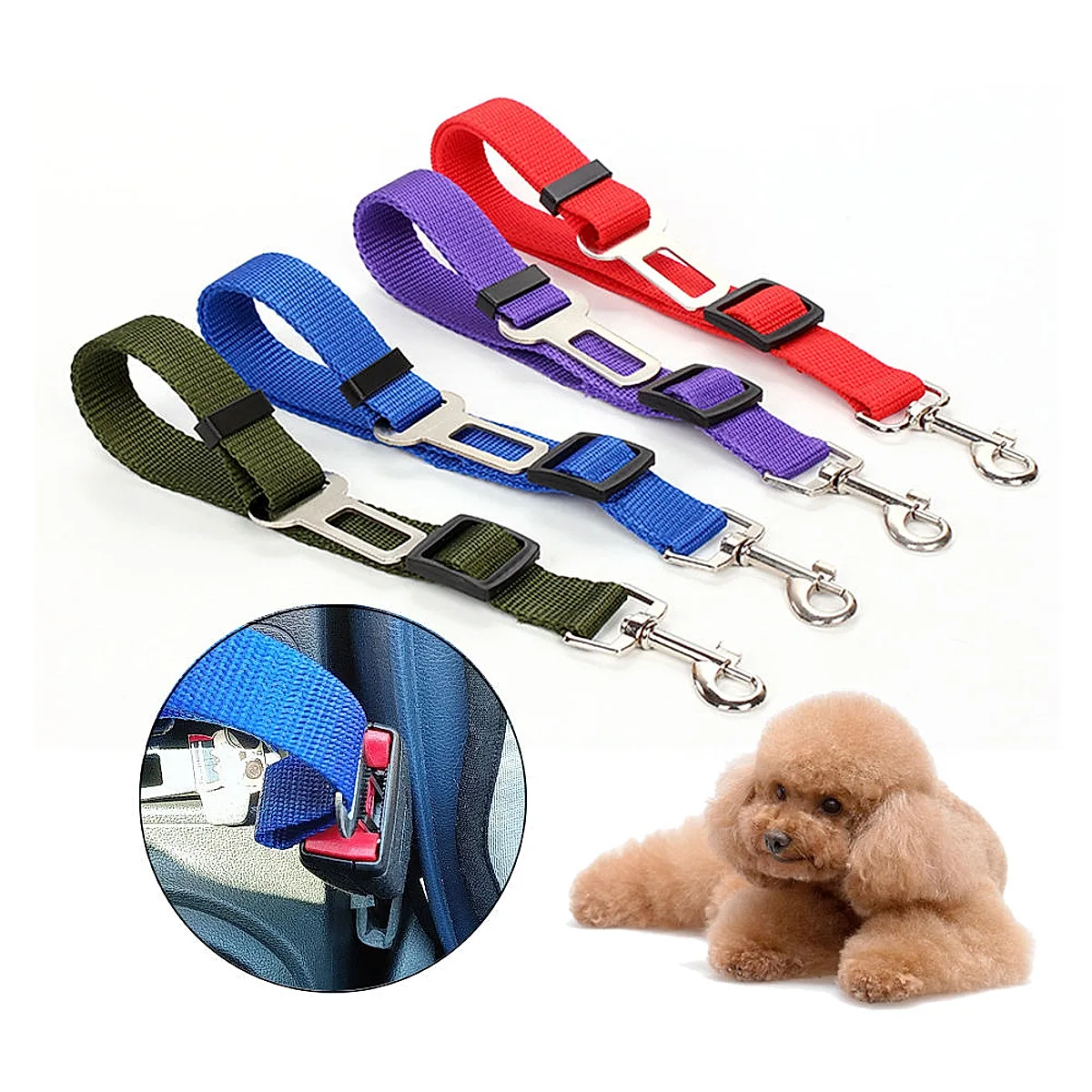 High Quality Durable Pet Cat Dog Vehicle Leash - Image 3