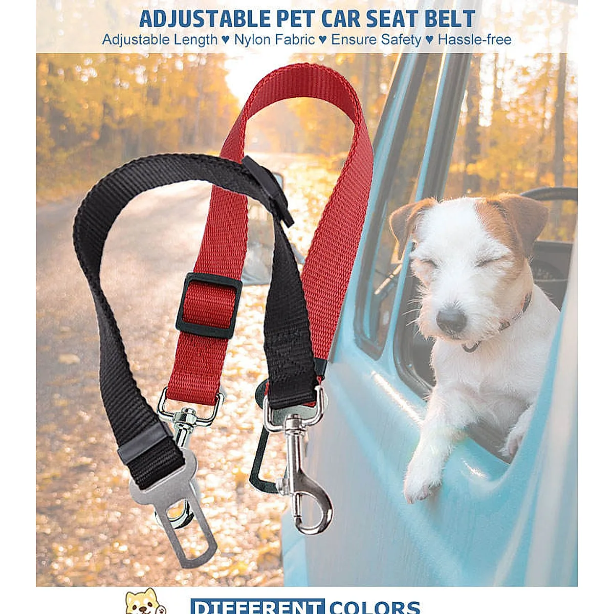High Quality Durable Pet Cat Dog Vehicle Leash - Image 4