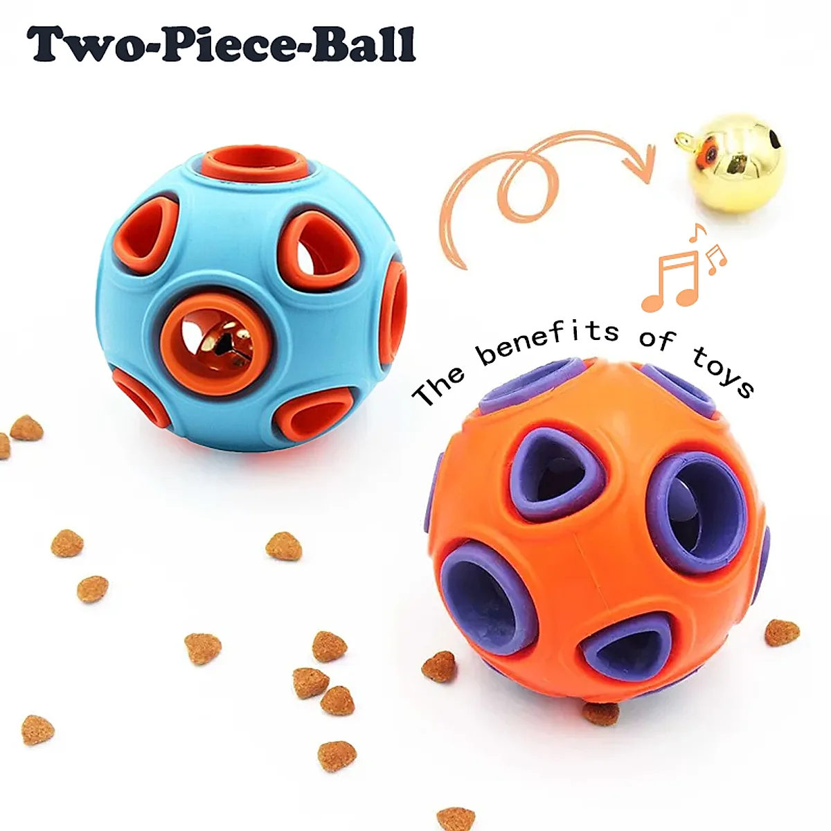 Dog Rubber Ball With Bell Sound - Image 3