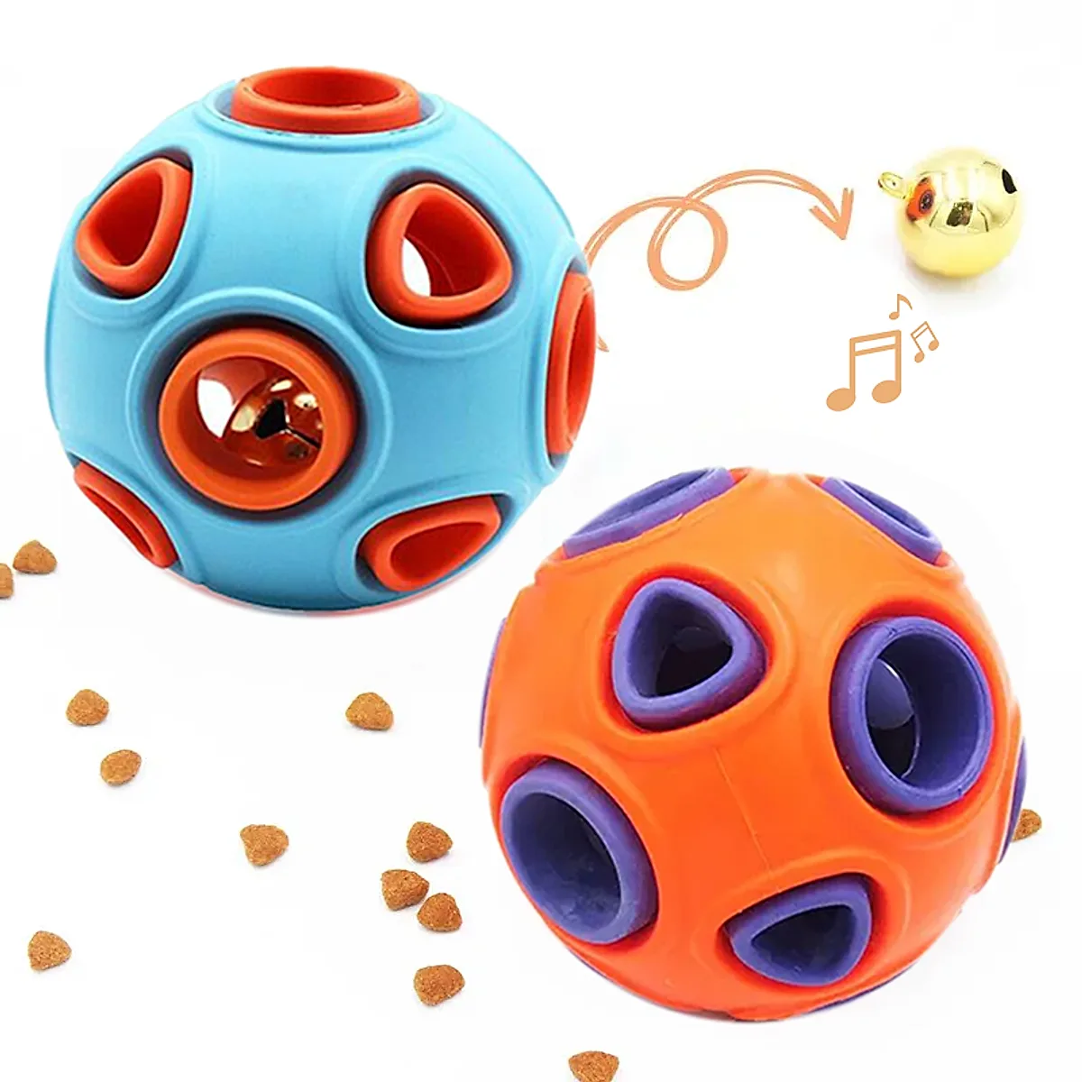Dog Rubber Ball With Bell Sound - Image 4