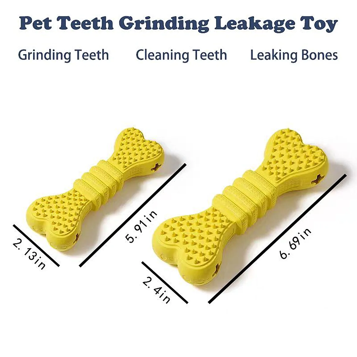 Dog Chew Toys Two-Pack Dog Toothbrush Care Cleaning - Image 2