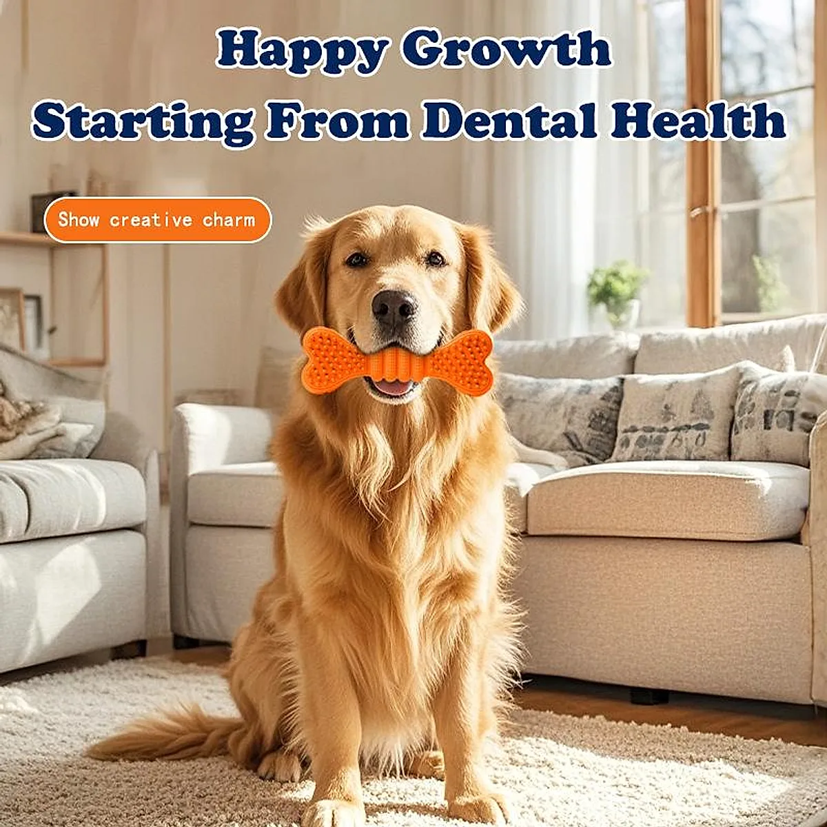Dog Chew Toys Two-Pack Dog Toothbrush Care Cleaning - Image 3