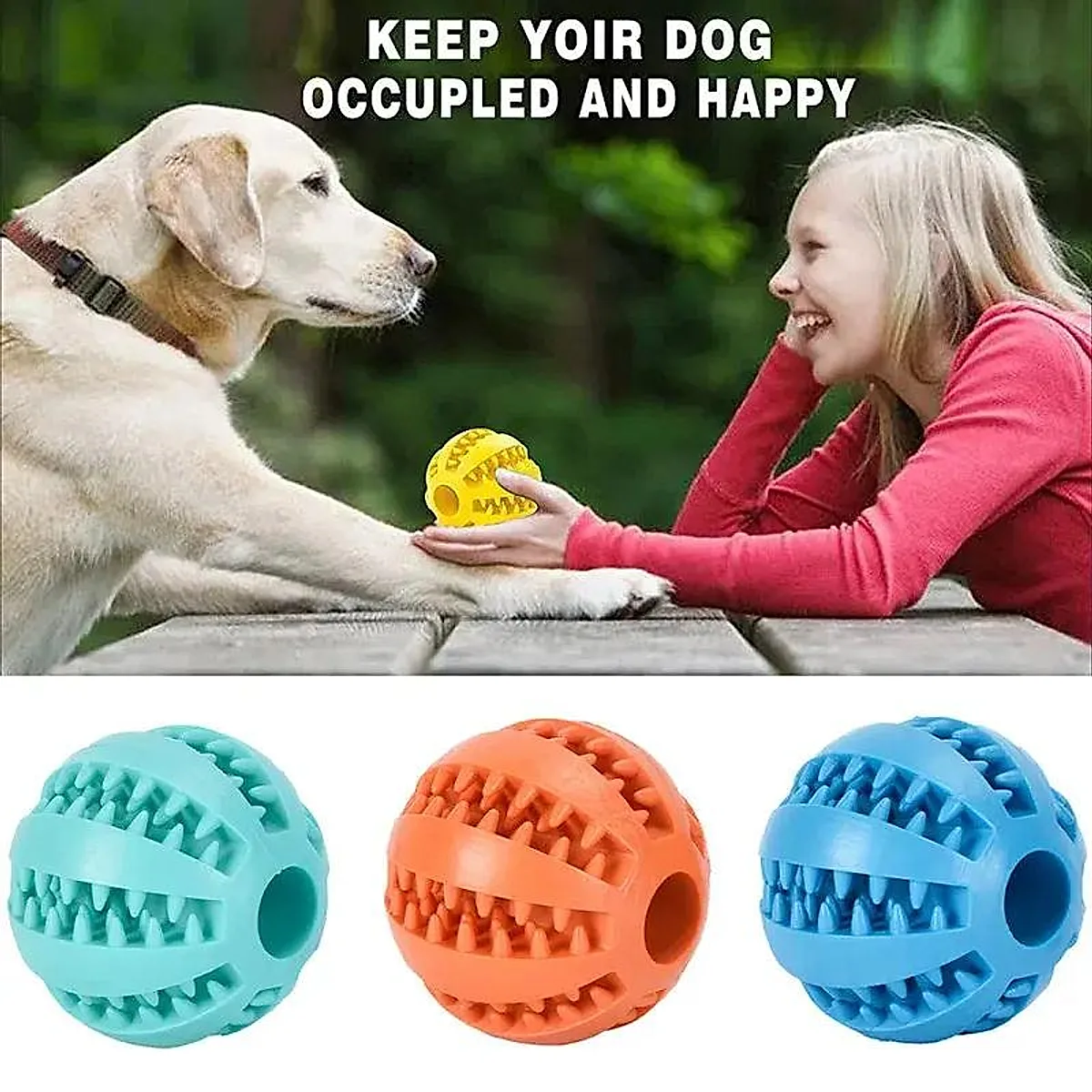 Interactive Dog Treat Ball - Image 6