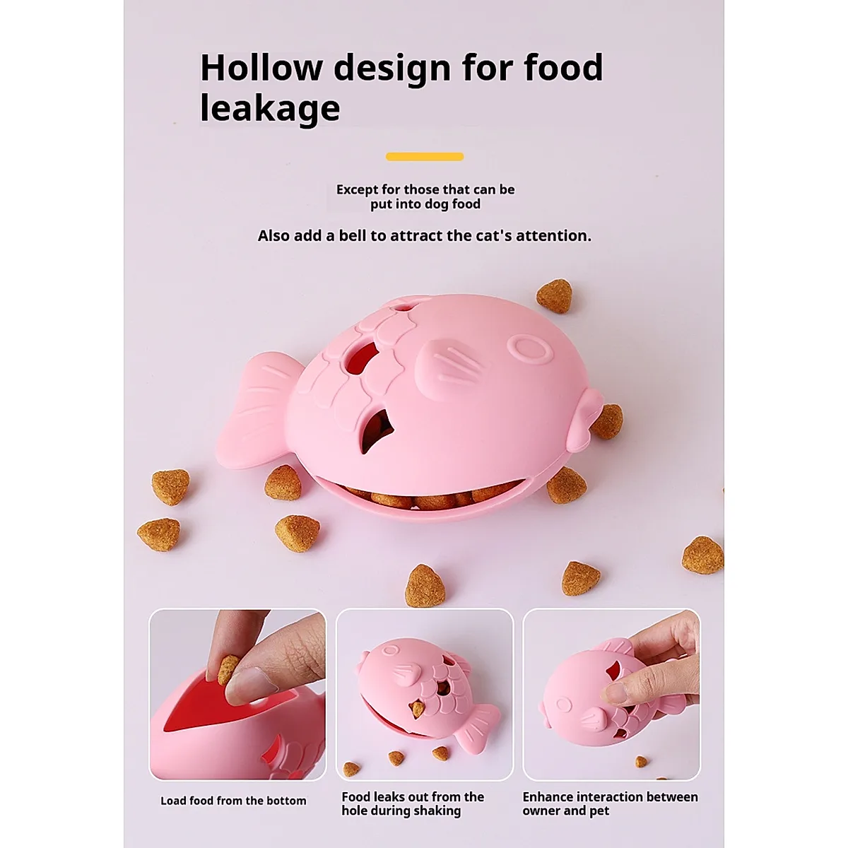 Fish-Shaped Dog Treat Dispenser Toy-Food-Grade Silicone Slow Feeder - Image 5