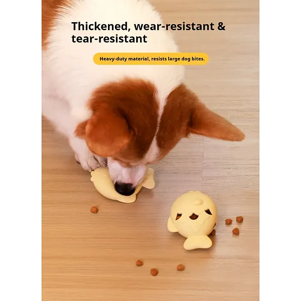 Fish-Shaped Dog Treat Dispenser Toy-Food-Grade Silicone Slow Feeder - Image 8