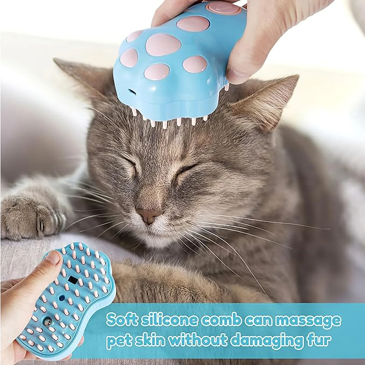Rechargeable Steam Cat Brush - Image 5