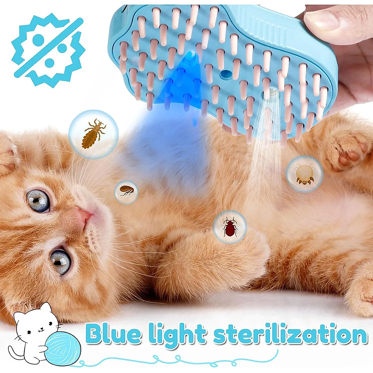Rechargeable Steam Cat Brush - Image 6