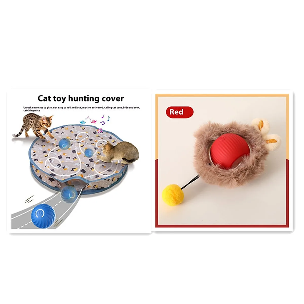 Cat Toy Self-Hi Funny Cat Rolling Ball Pets - Image 6