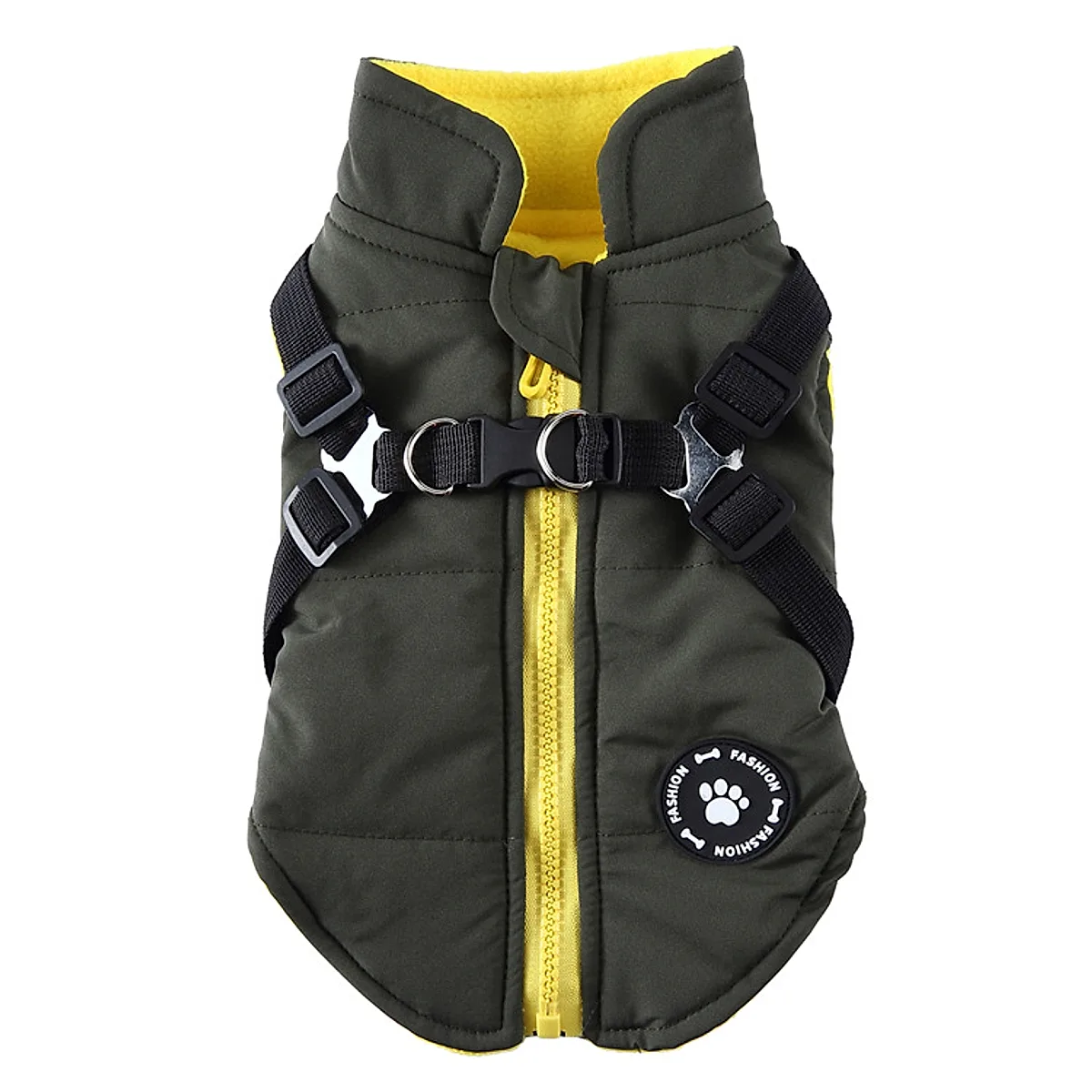 Chest Strap Jacket Cotton-Padded Coat - Image 2