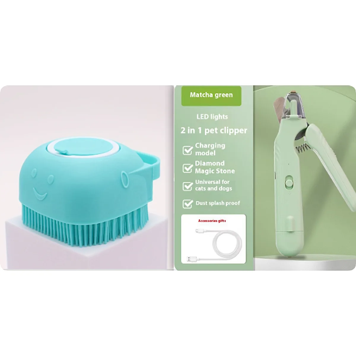 Pet Nail Clippers With LED Light Dog Cat - Image 2
