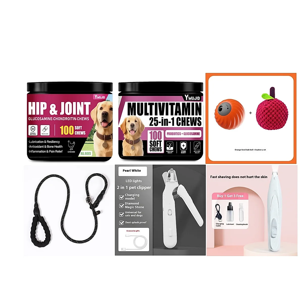 Pet Nail Clippers With LED Light Dog Cat