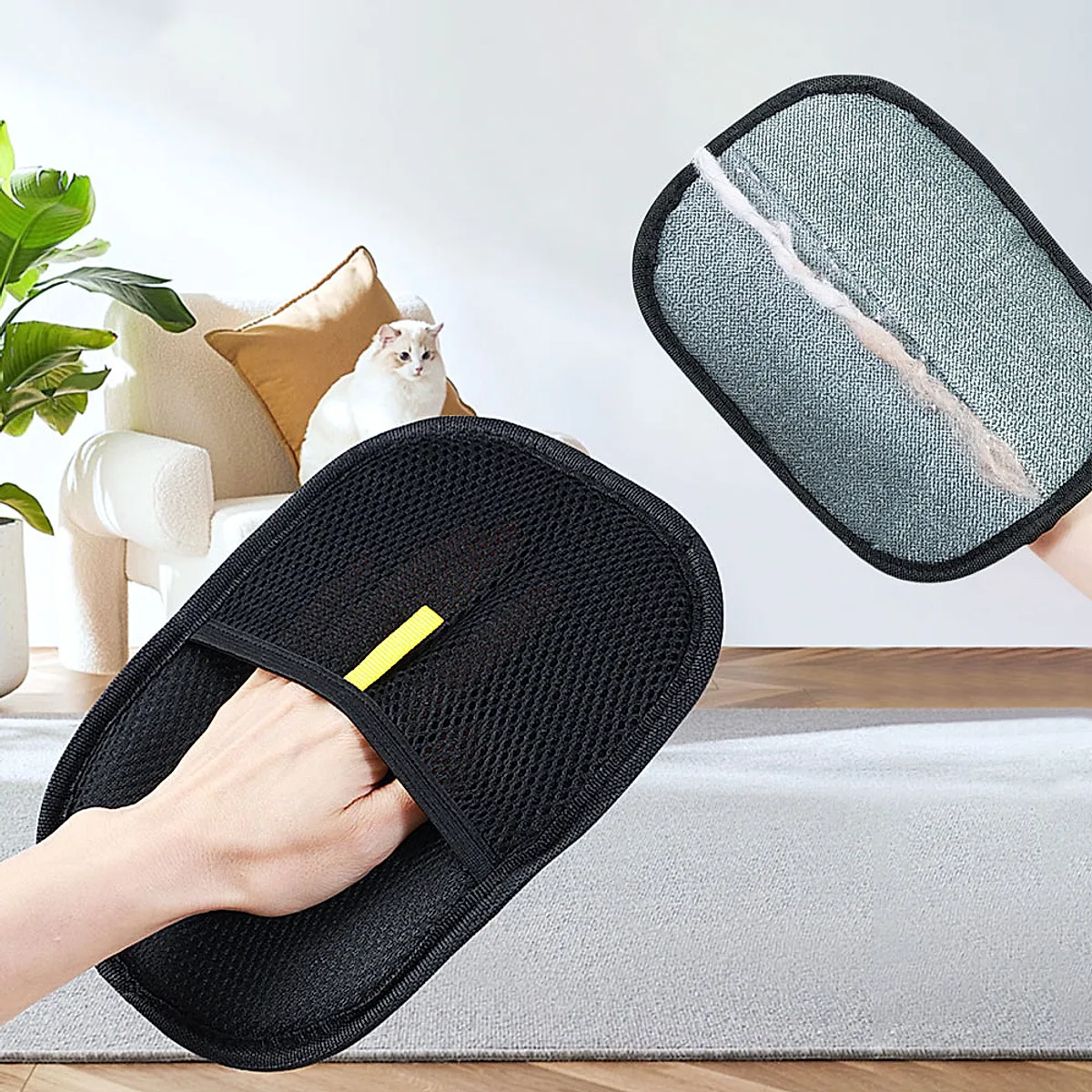 Pet Hair Remover Mitt Pet Hair Remover Gloves - Image 4