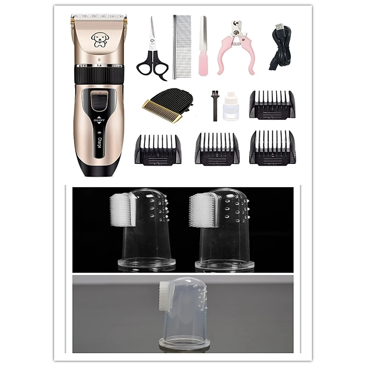 Professional Low Noise Pet Hair Clipper Easy Grooming - Image 3