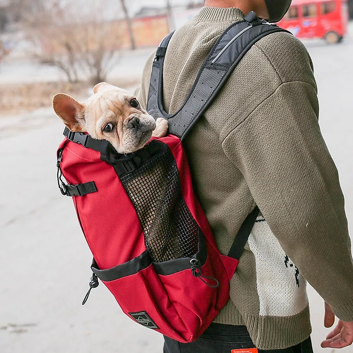 Pet Dog Carrier Bag Carrier For Dogs Backpack - Image 2