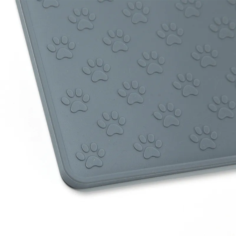 Spot Pet Mat, Waterproof And Easy To Clean Silicone Dog Mat, Cat Mat, Square Pet