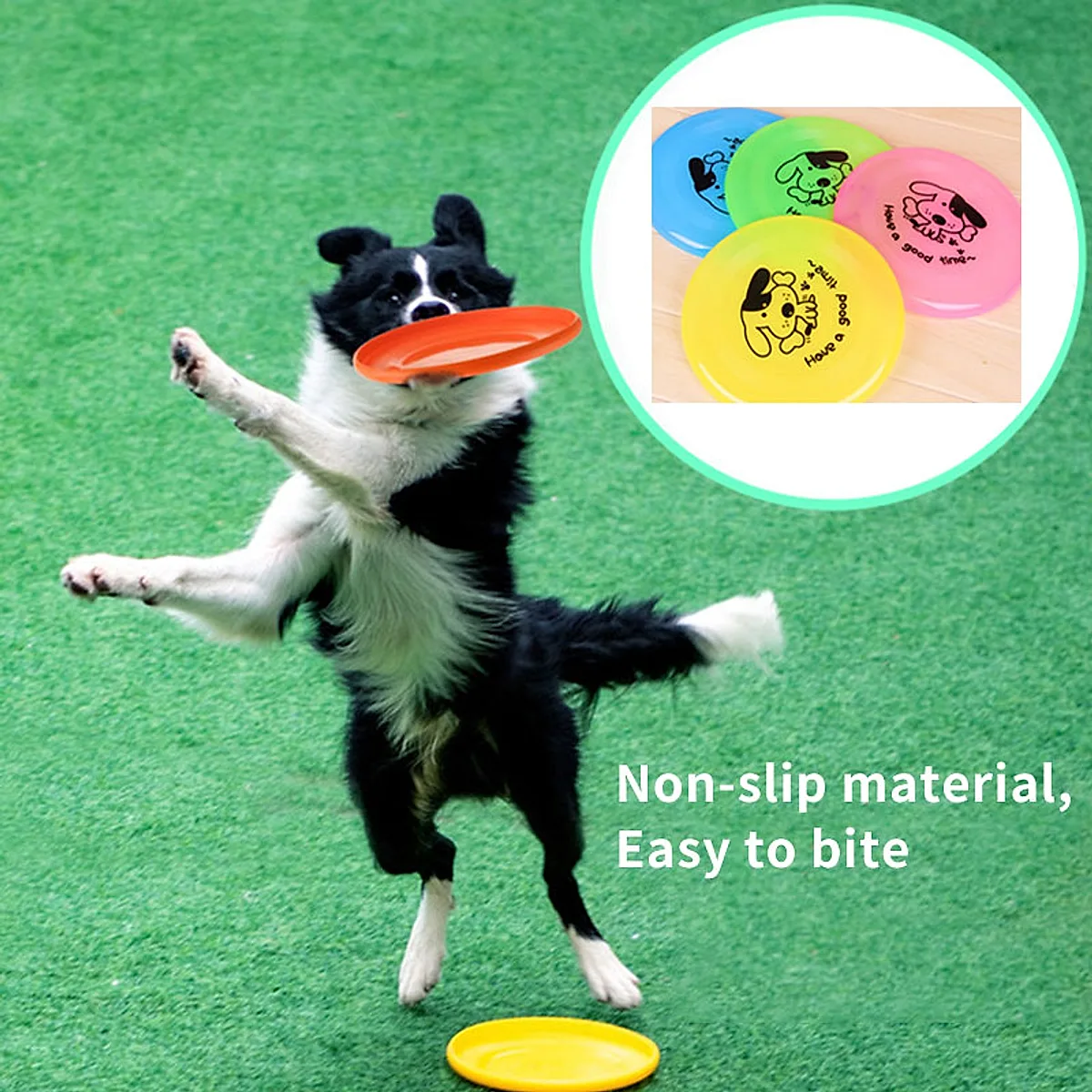 Silicone Flying Saucer Funny Pets Dog Cat Toy - Image 1