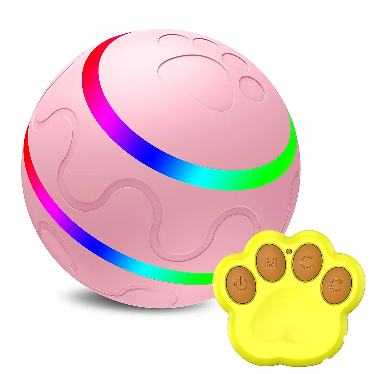 Pet New Cat Wicked Ball Toy Intelligent Ball USB Cat Toys Self Rotating Ball Automatic Rotation Ball - Image 2