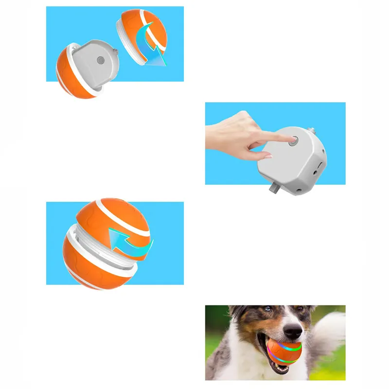 Pet New Cat Wicked Ball Toy Intelligent Ball USB Cat Toys Self Rotating Ball Aut
