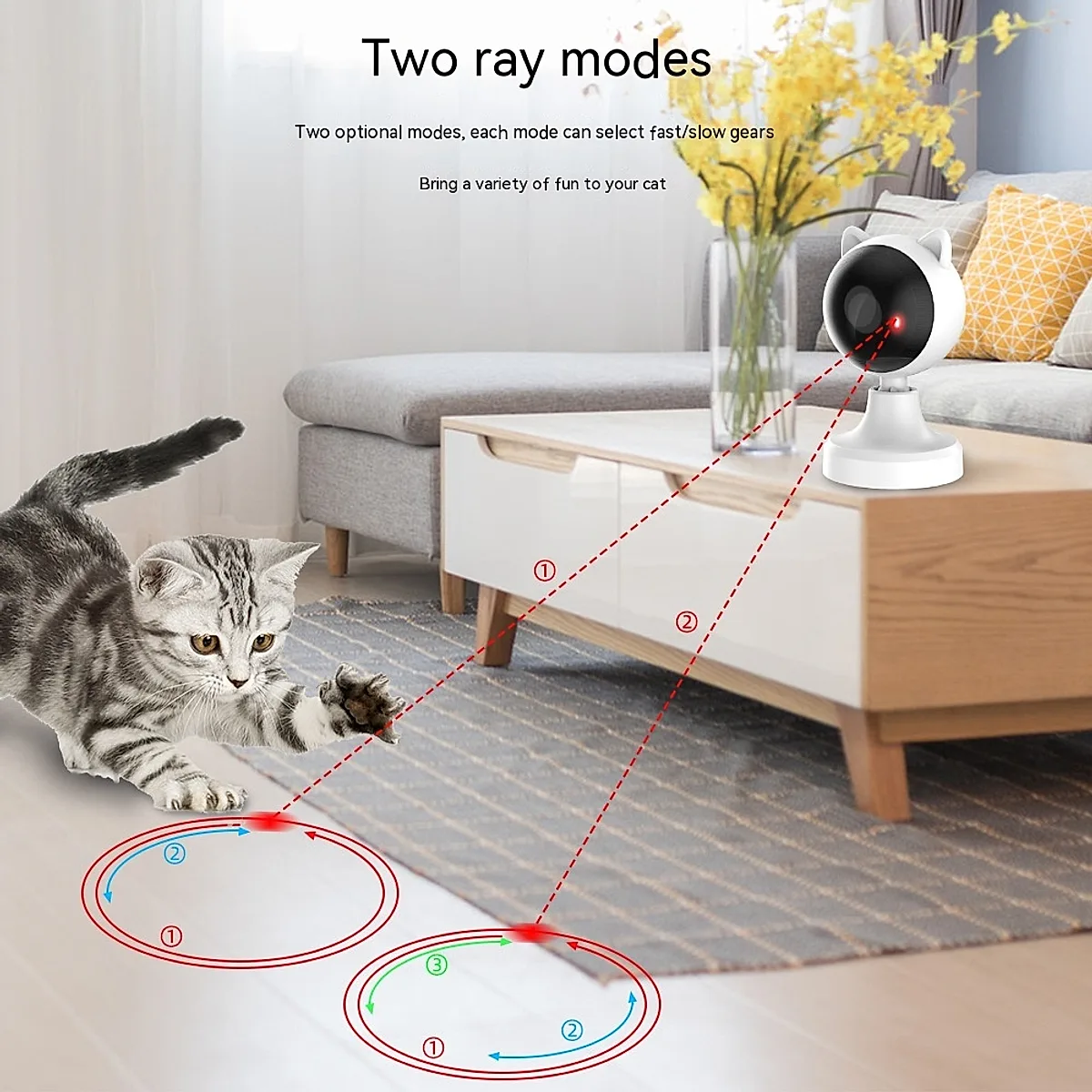 Smart Laser Cat Teaser Toy USB Charging - Image 1