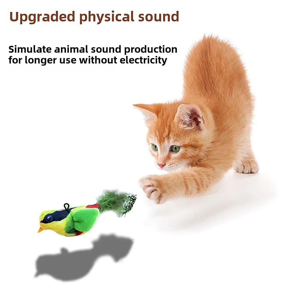 Pet Sound Bird Toy, Universal For Pets Of All Ages, Safe Material, Durable And Anti-bite, Alleviate Pet Anxiety - Image 1