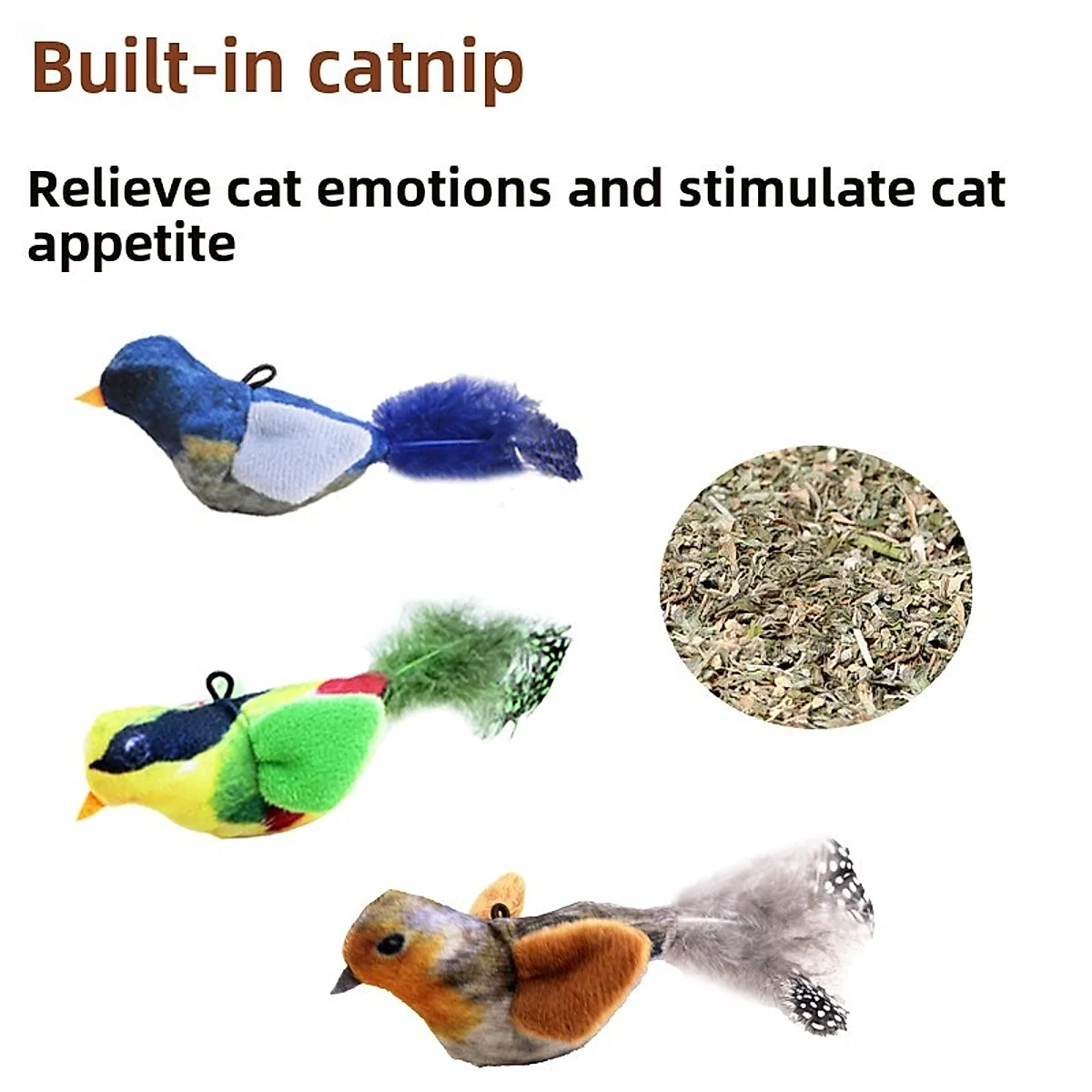 Pet Sound Bird Toy, Universal For Pets Of All Ages, Safe Material, Durable And Anti-bite, Alleviate Pet Anxiety - Image 7