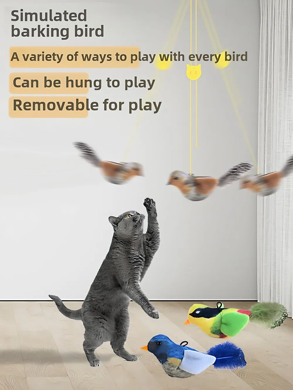 Pet Sound Bird Toy, Universal For Pets Of All Ages, Safe Material, Durable And A