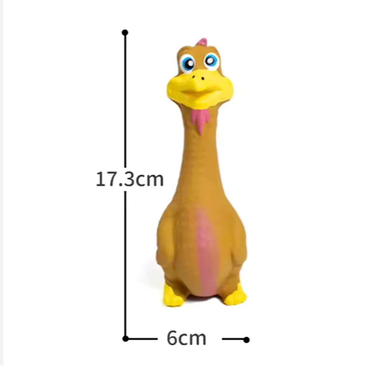 Squeaky Duck-Shaped Latex Dog Chew Toy - Image 7
