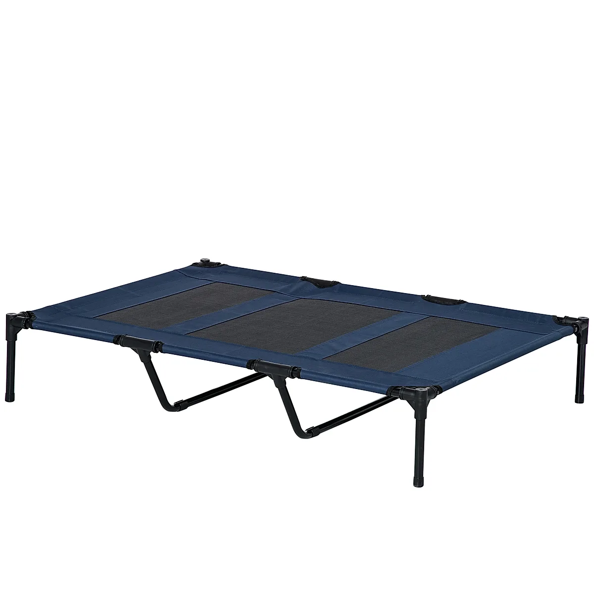 48" x 36" Elevated Breathable Dog Bed w/ Carry Bag Dark Blue