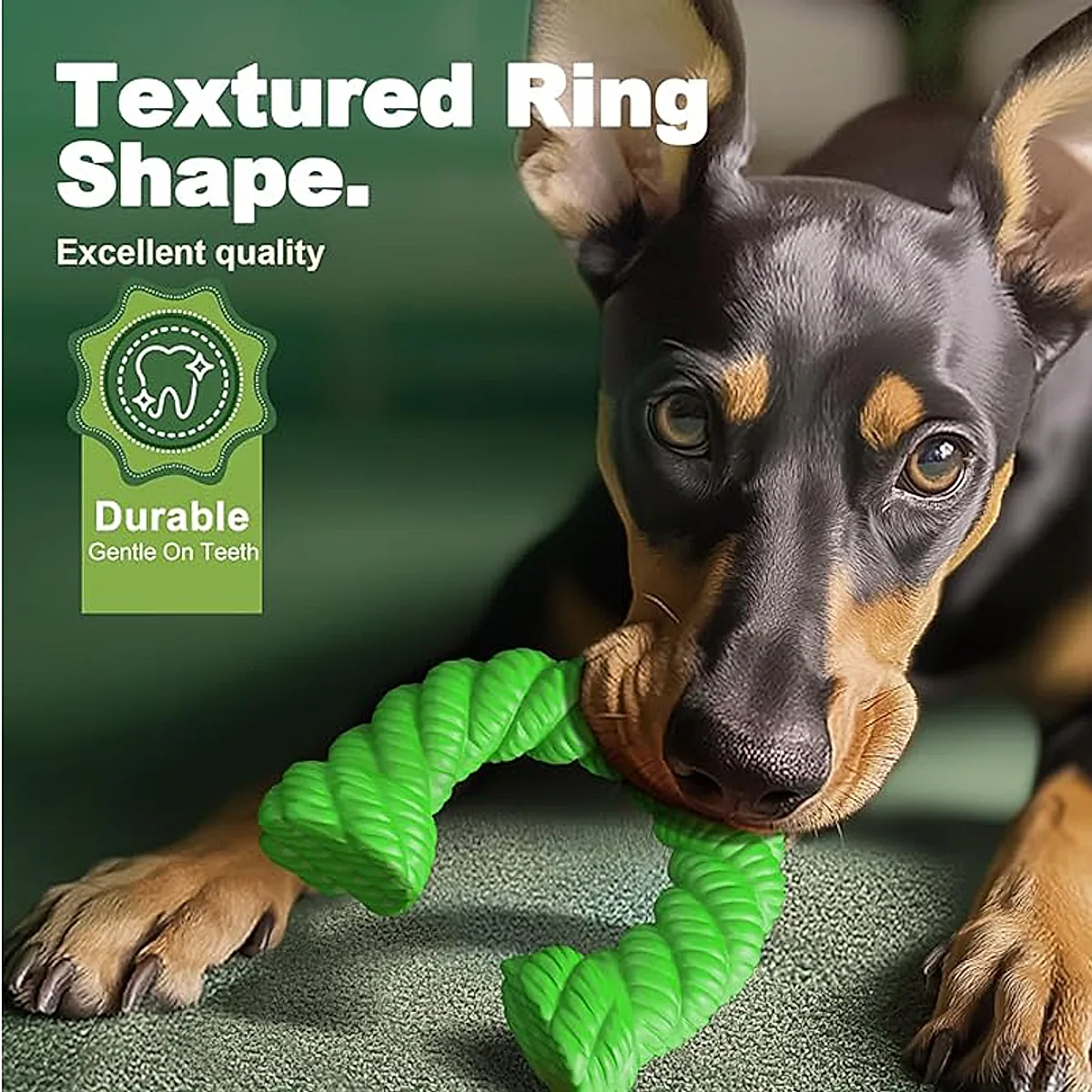 Natural Rubber Horseshoe-Shaped Chew Toys,Dog Toys For Aggressive Chewers, Dog Toys For Medium Large Dogs, Toys For Traning - Image 5