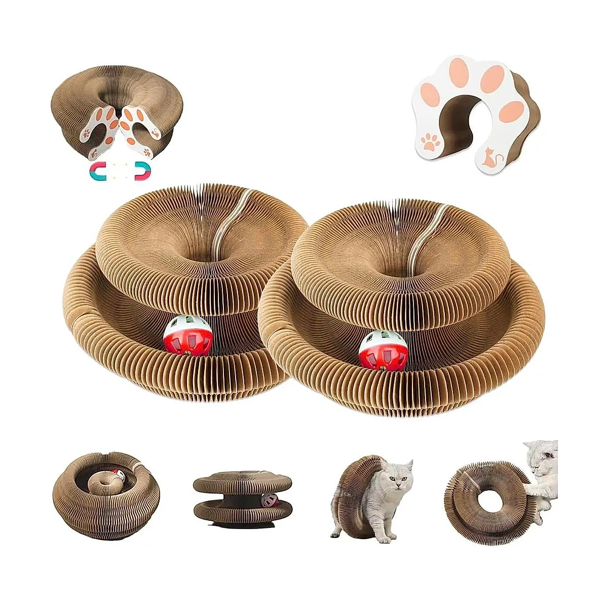 Accordion-Style Cat Scratching Board - Image 6