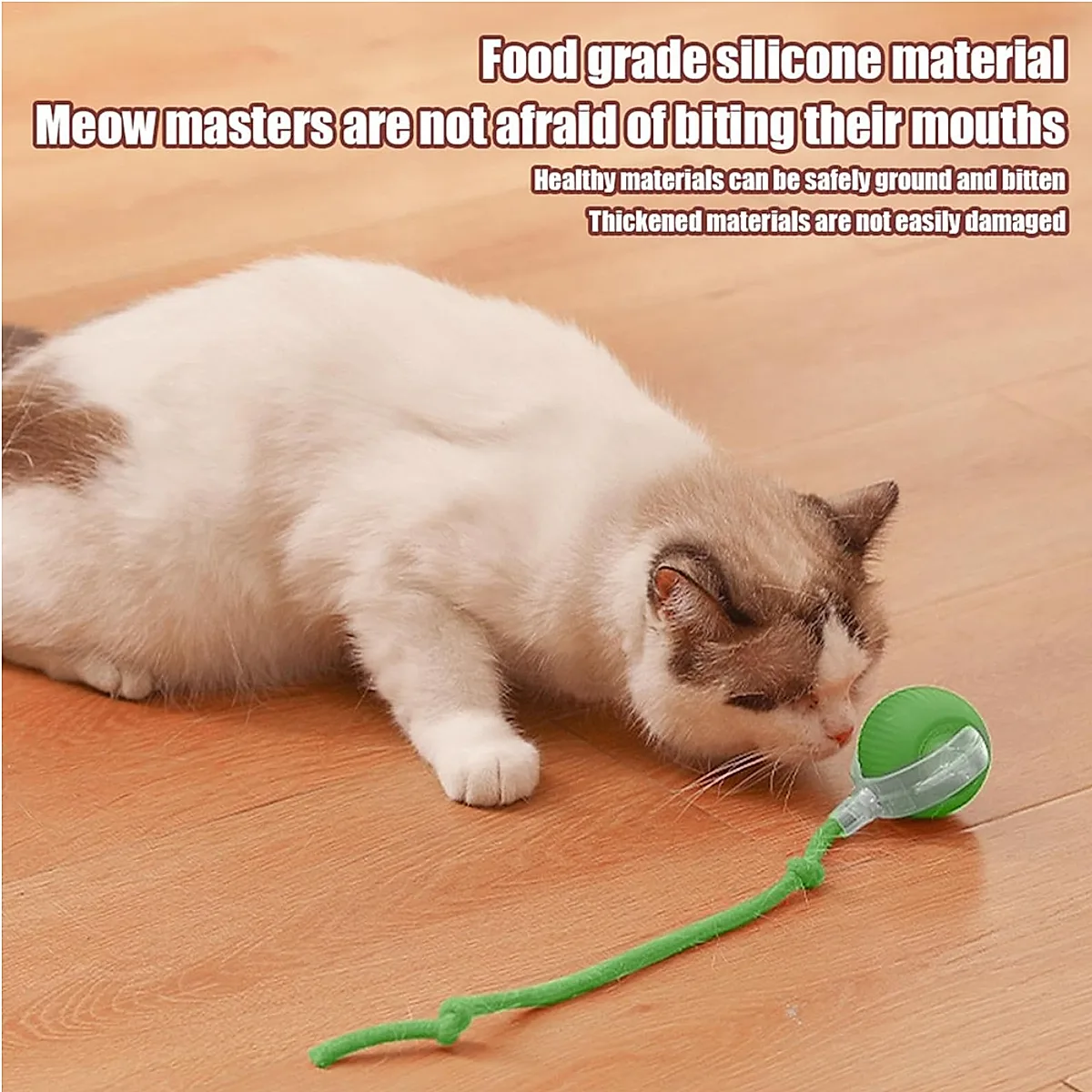 Electric Dog Cat Ball Toy,Indoor Large And Small Cat Dog Interactive Intelligent Rolling Pet Ball - Image 7
