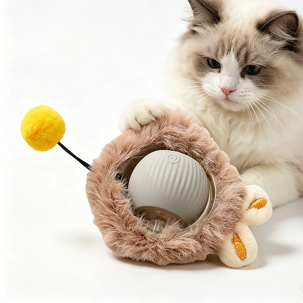Electric Dog Cat Ball Toy,Indoor Large And Small Cat Dog Interactive Intelligent Rolling Pet Ball - Image 3