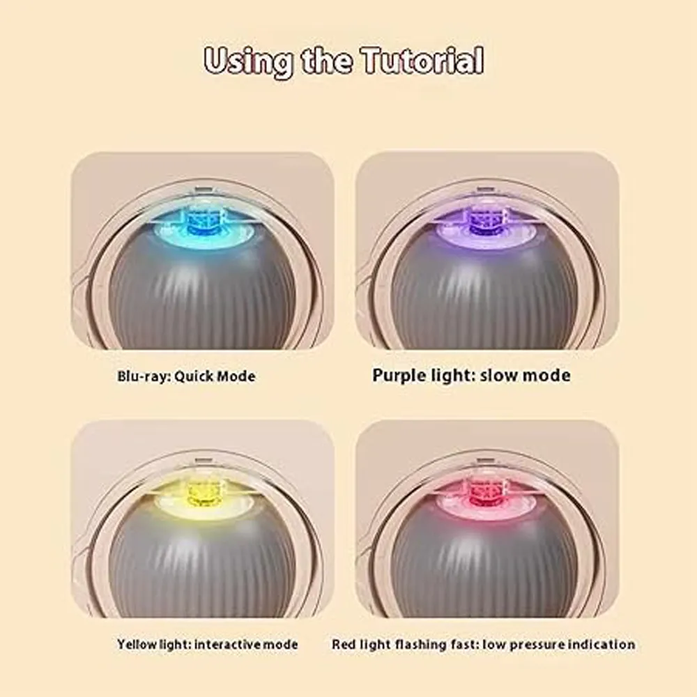 Electric Dog Cat Ball Toy,Indoor Large And Small Cat Dog Interactive Intelligent