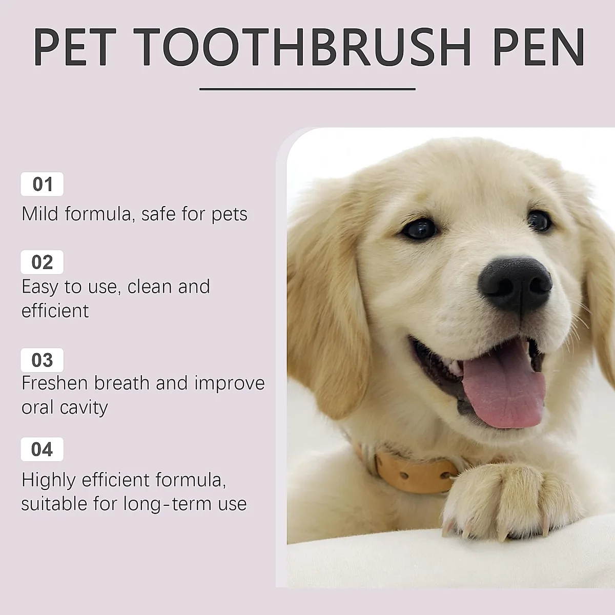 2-Pack Dental Toothbrush Pen for Dogs & Cats