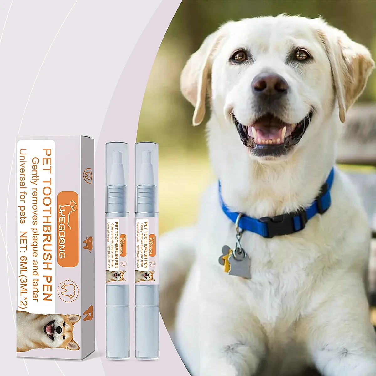 2-Pack Dental Toothbrush Pen for Dogs & Cats - Image 5
