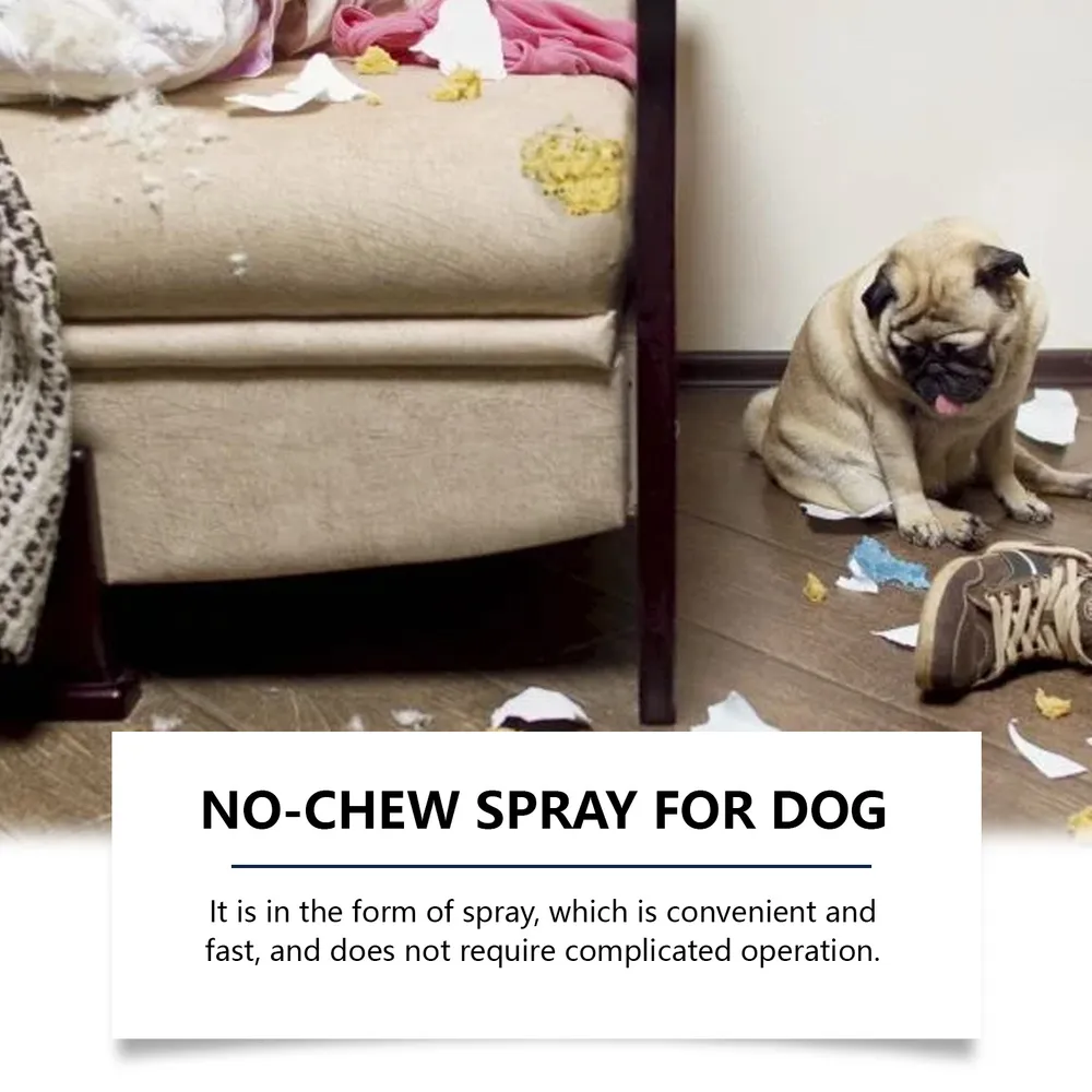 No Chew Spray For Dogs, Anti Chew Deterrent Spray To Stop Pets From Destroying F