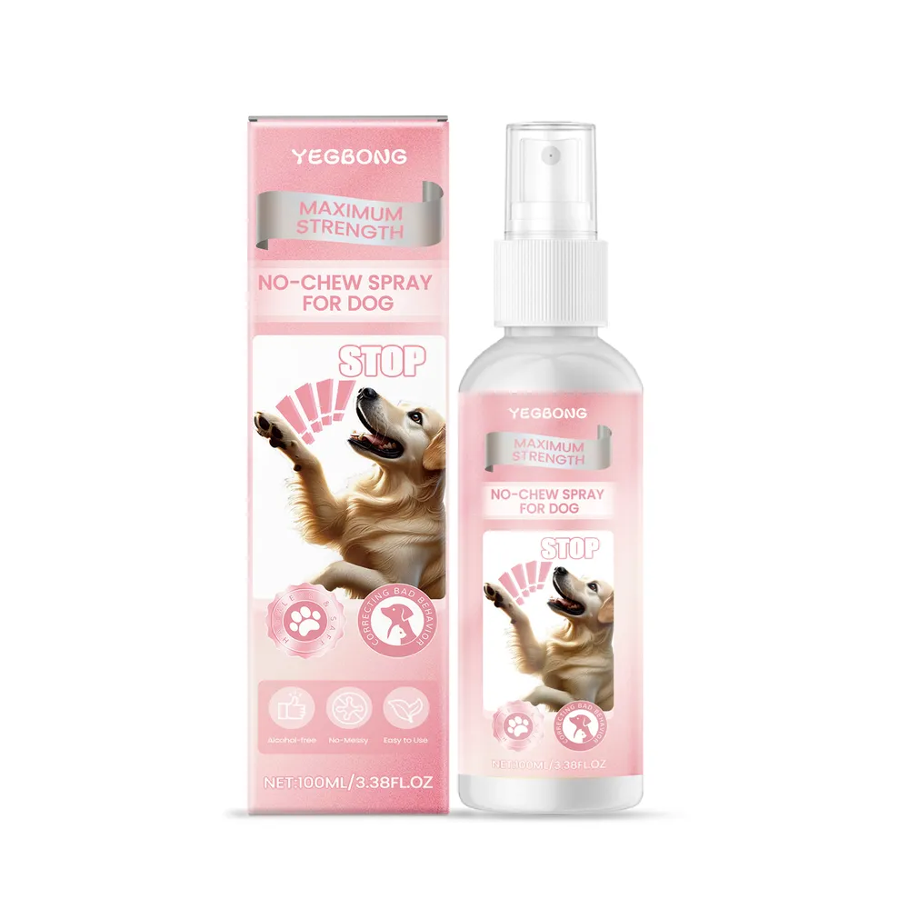 No Chew Spray For Dogs, Anti Chew Deterrent Spray To Stop Pets From Destroying F