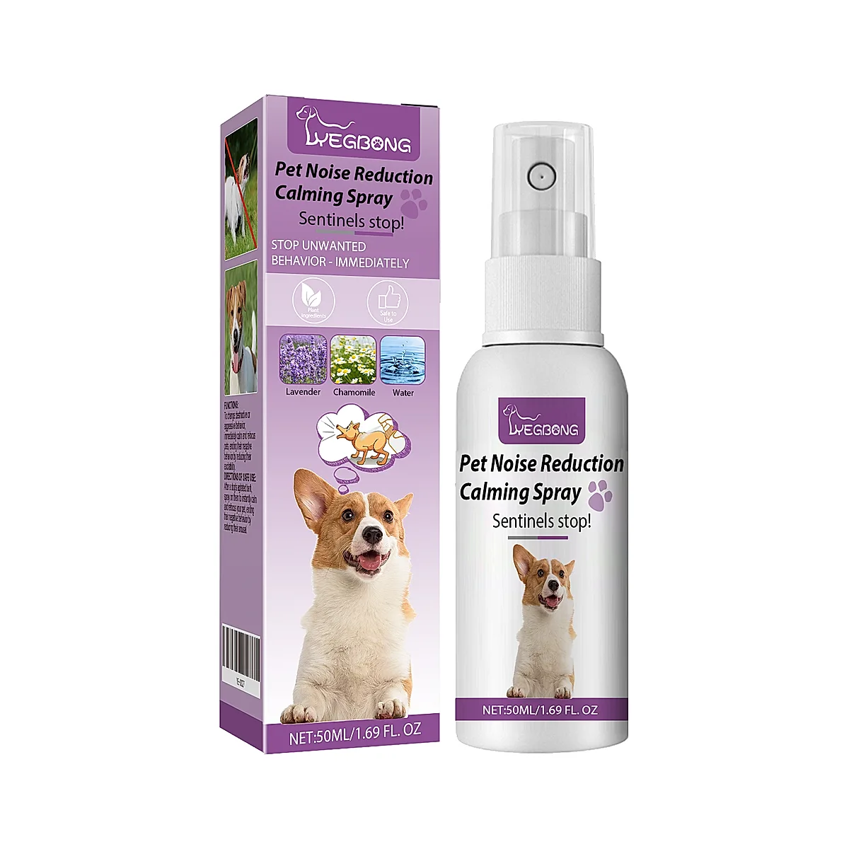 Lavender & Chamomile Calming Spray for Dogs