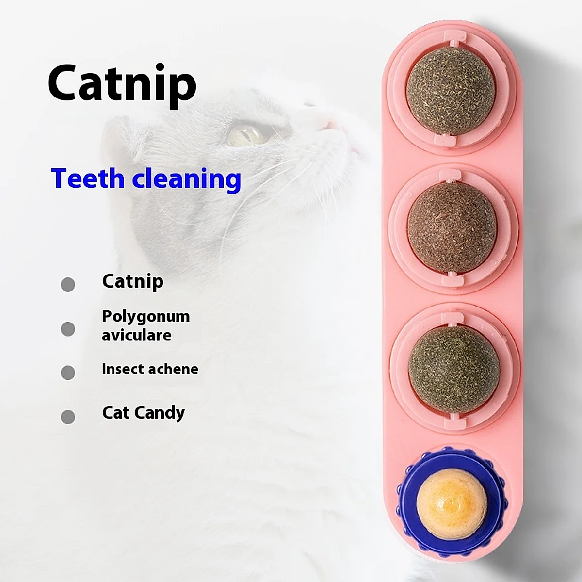 4-in-1 Rotating Catnip & Silver Vine Ball - Image 6