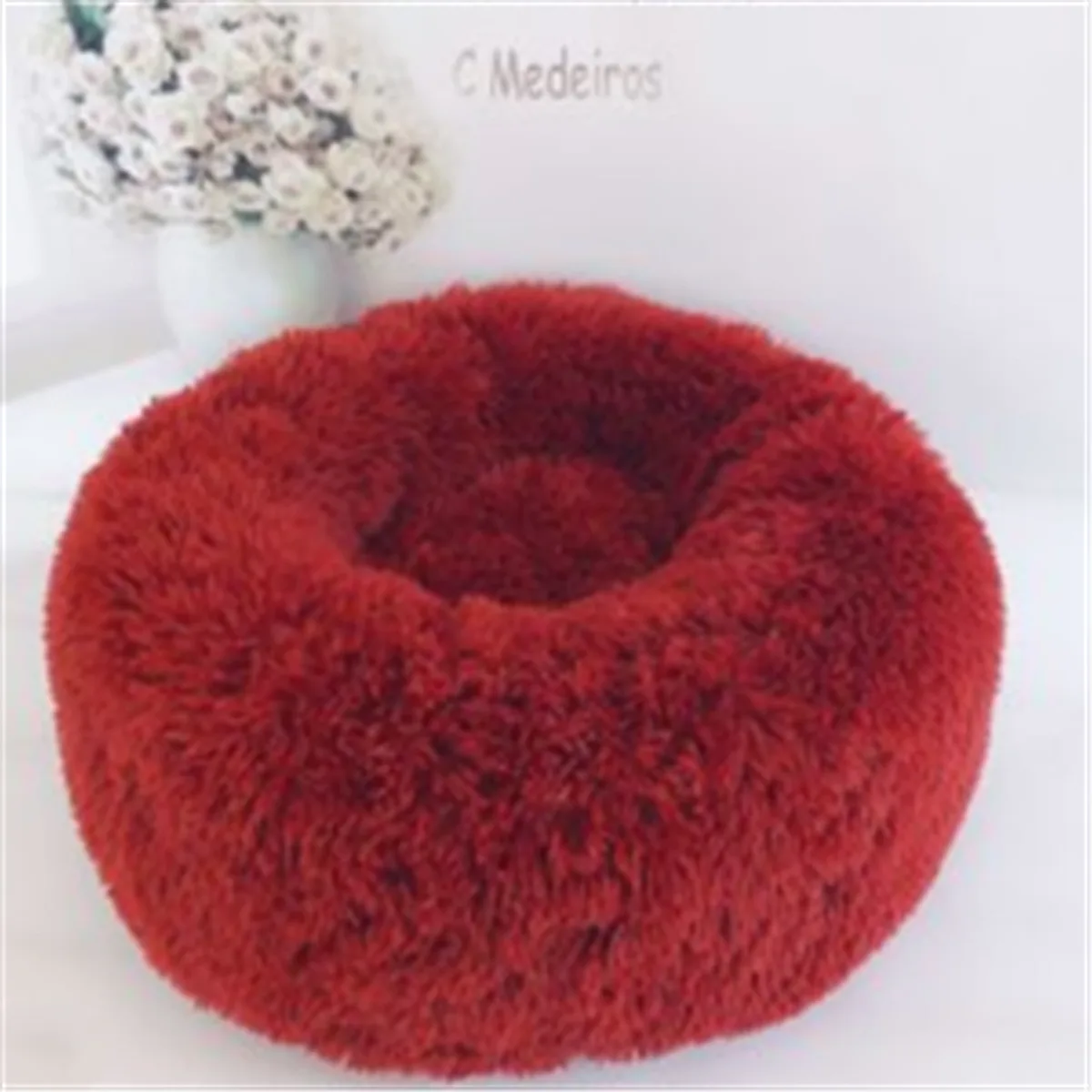 Round Long Hairy Autumn And Winter Nest Pad Cat Mattress - Image 2